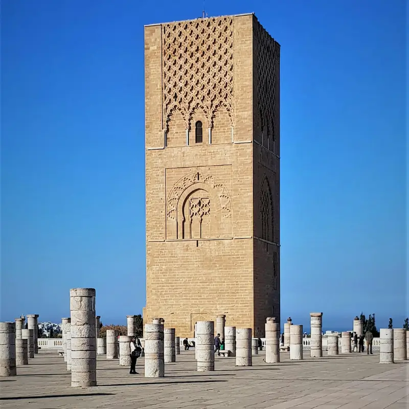 Hassan tower image in 15 Days Desert Tour from Casablanca