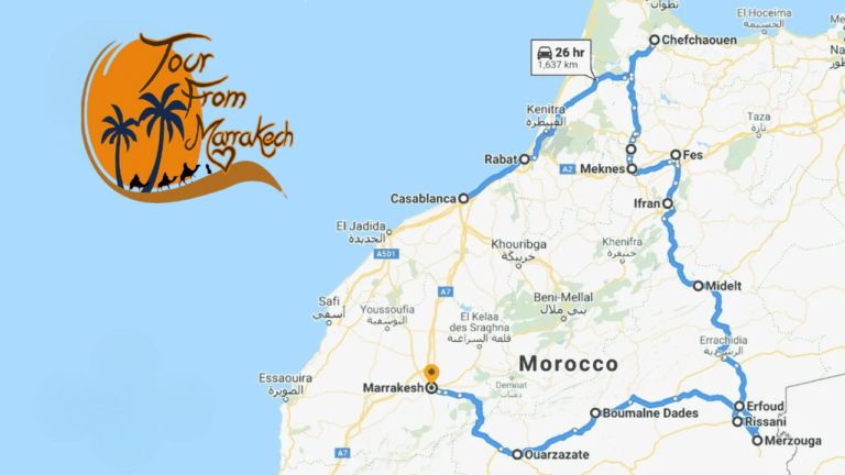 Morocco Itinerary 7 Days in Morocco Itinerary from Casablanca