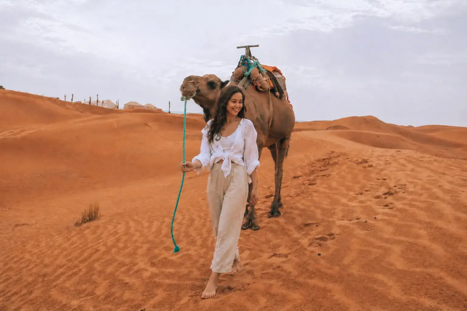 4 days desert tour from Casablanca to Sahara desert camel trekking experience in Merzouga