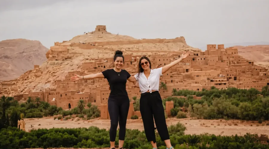 Ait Ben Haddou visit during a 4 days Marrakech to Merzouga desert tour