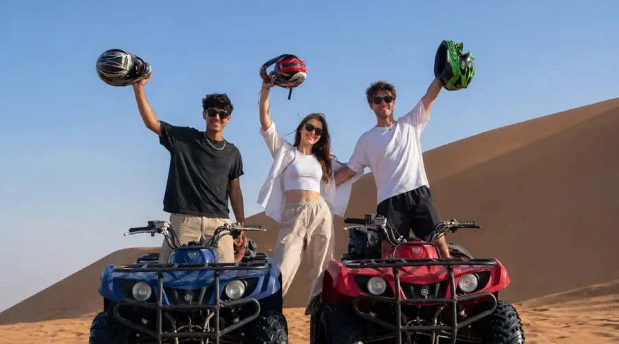 quad biking in Merzouga desert during 4 days tour from Casablanca